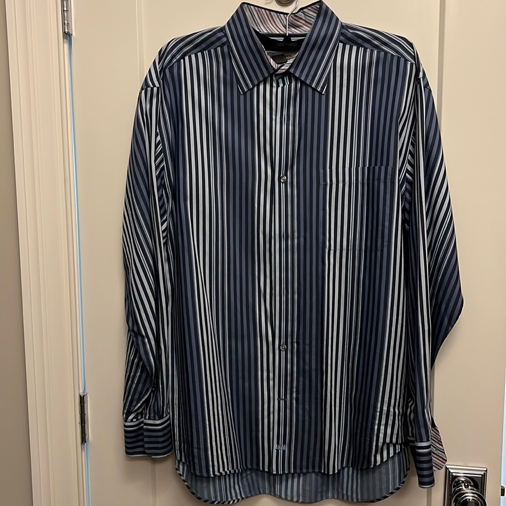 Johnston & Murphy Men's Button Down Shirt, XL